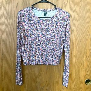 Wild Fable Floral Crop Top Barbiecore